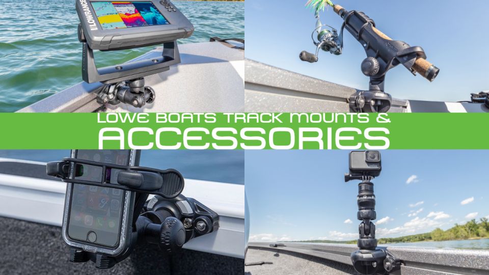 Best accessories for Lowe boats gunnel track