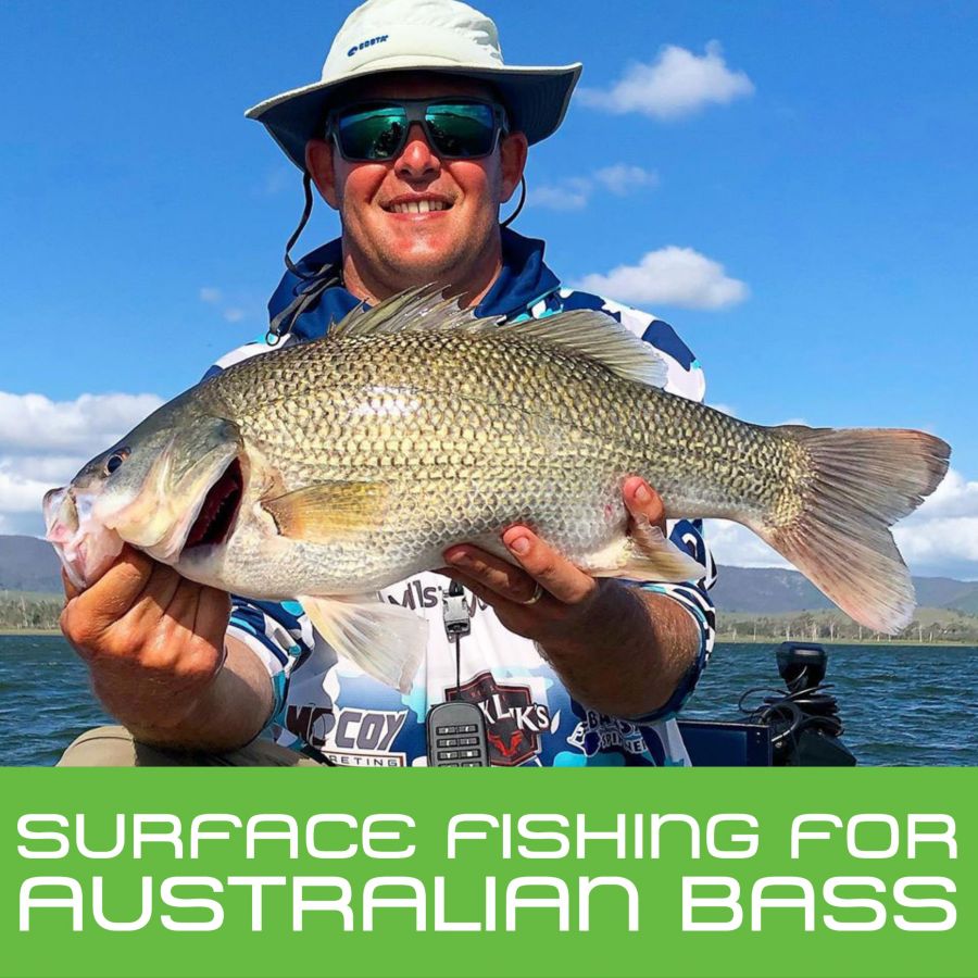 Surface Fishing for Australian Bass Mathew Langford RAILBLAZA