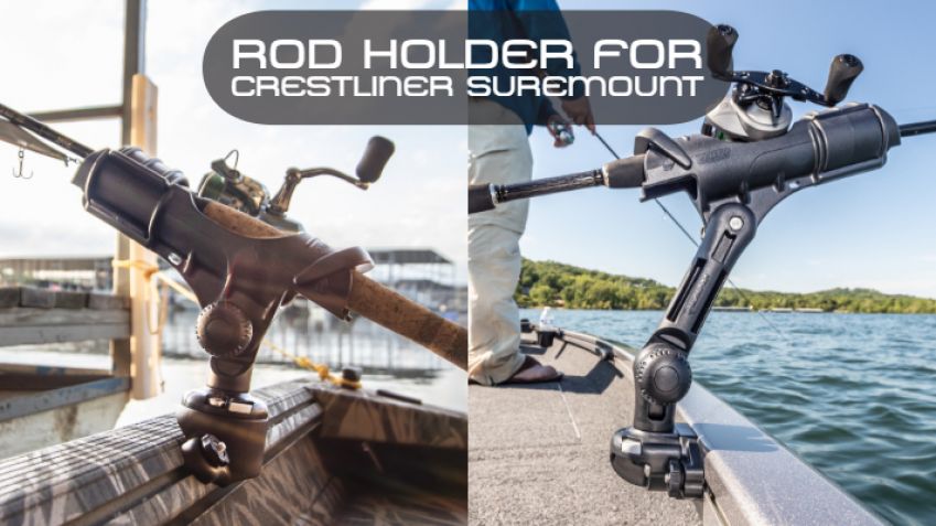 rod holder for crestliner boats suremount gunnel