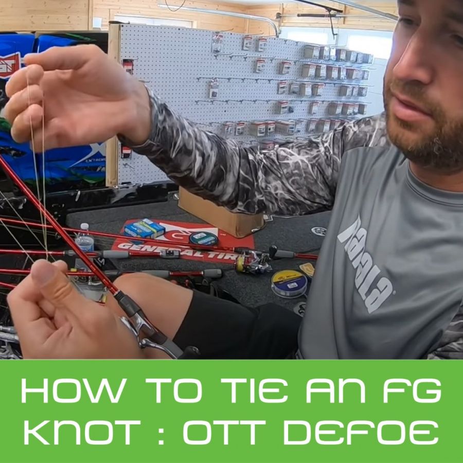 How To Tie An FG Knot Best, Strongest Leader Knot Ott DeFoe RAILBLAZA