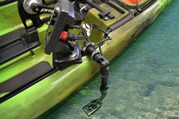 How to fit a Fishfinder to a kayak or canoe with the RAILBLAZA Kayak & Canoe  Sounder Base & Transducer Mount