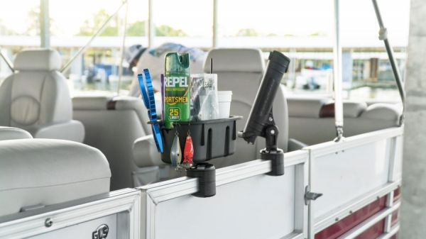 Easily Mount Accessories To Pontoon Boats With RAILBLAZA RAILBLAZA