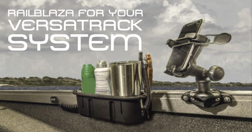 RAILBAZA Mounts and accessories for your Tracker Boat Versatrack