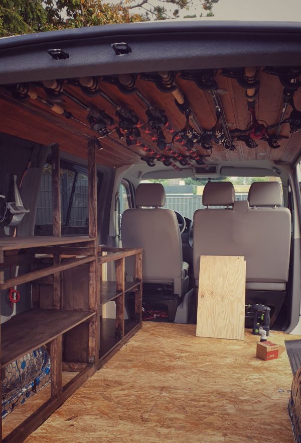Fishing Rod Holder Storage For VW Camper Van