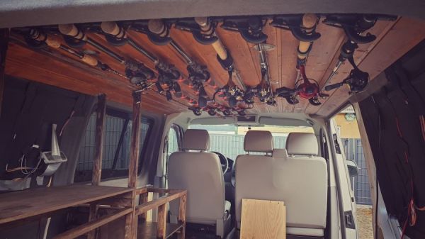 Fishing Rod Holder Storage For VW Camper Van