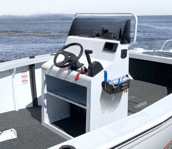 TACKLE STORAGE ON TRACKER BOAT 