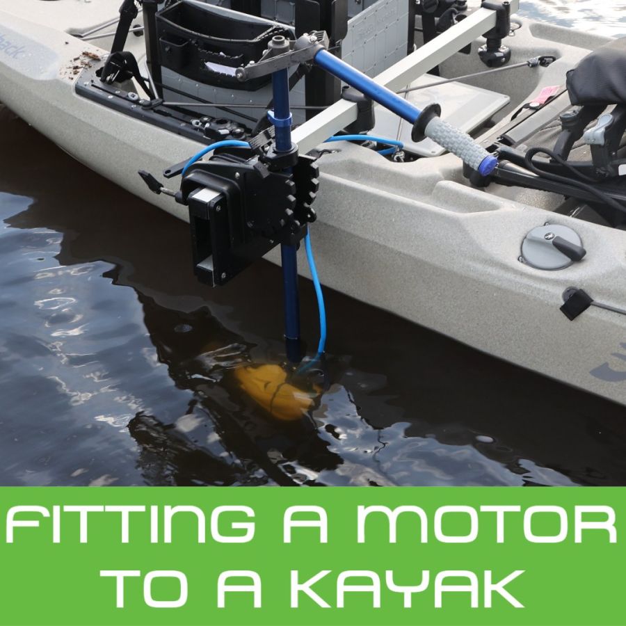 Easy Way To Add A Motor To A Kayak Using Hobie & Bixpy RAILBLAZA