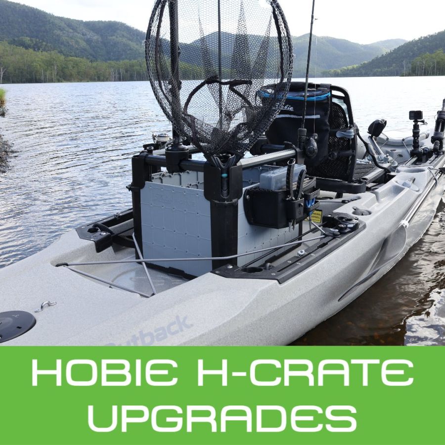 Hobie Kayak H-Crate Rod Storage, Tackle Storage & More Upgrades | RAILBLAZA