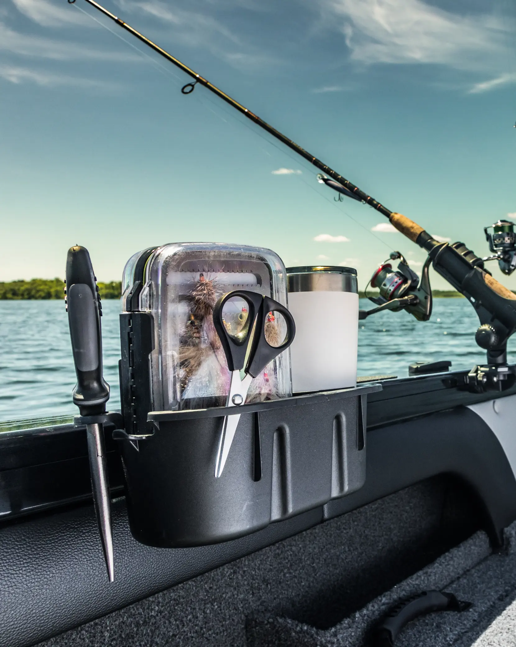 17 ft fishing boat accessories Caminor Cover 17-19ft,Bass Tracker Boat Cover with Sand Bag Mooring Kit,1200D Marine Canvas Waterproof Heavy Duty Boat Covers for feet 18ft 19' Foot V Hull Bass & Runabout Boat,Black The Classic Accessories StormProTM is the Heavy Seachoice 97333 Universal Fit Boat