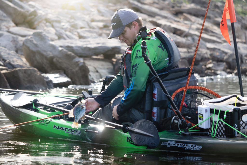 Keep the paddle secure and in reach!