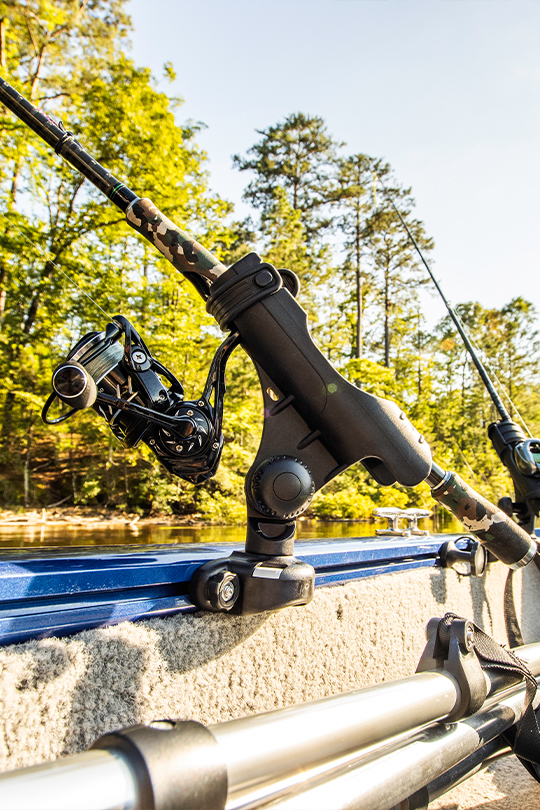 railblaza fishing rod holder II or when your hands are full Rod Holder II with MiniPort