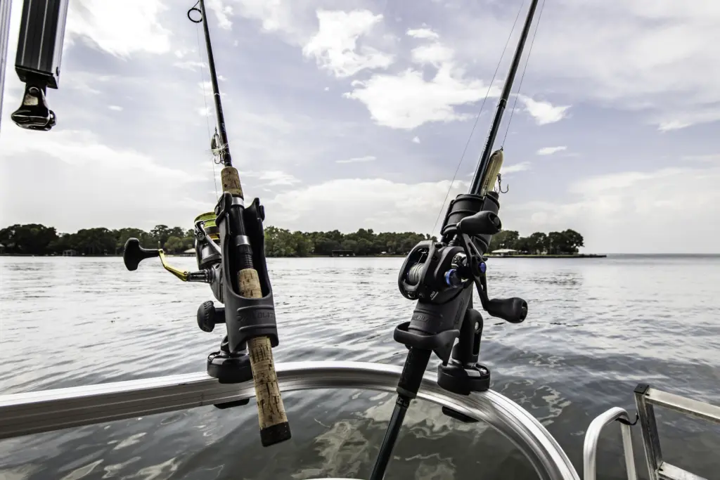 pontoon boat fishing rod holder Rod Holder II Pontoon Mount Kit